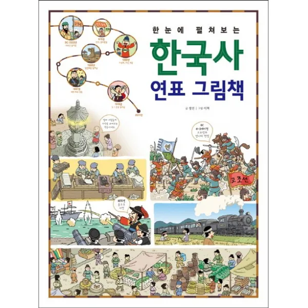 한눈에 펼쳐보는 한국사 연표 그림책, 진선아이