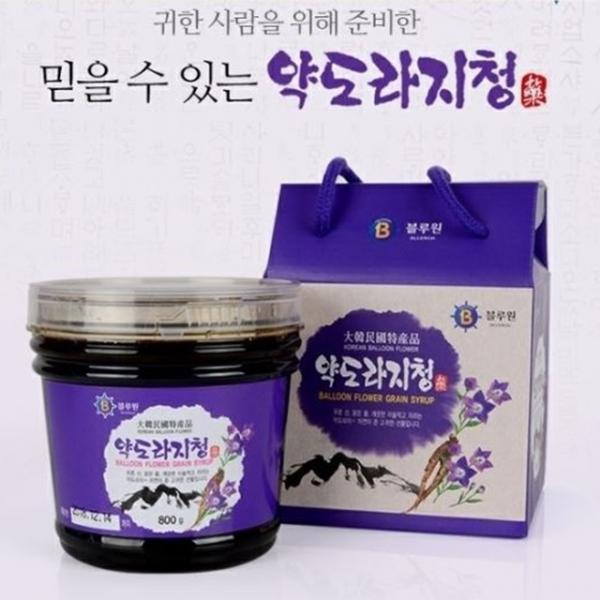 미세먼지 기침 가래 약도라지청 800g 헛기침 붓기차 목감기, 1box