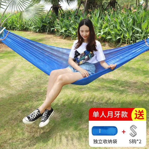 해외 캠핑침대 아이스 해먹 방측 그네뛰기 아웃도어용 2인용 그물실 내침숙소 성인아-24540, 옵션16