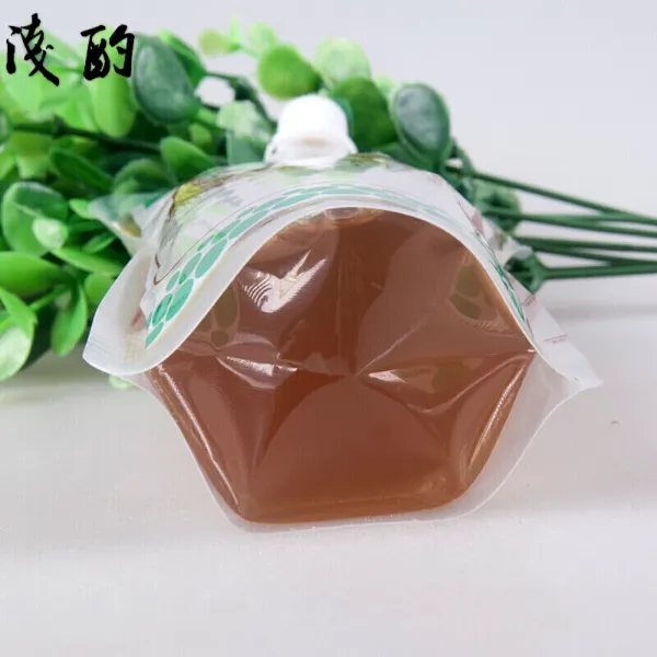 가볍게 마 시 는 한약 봉지 액상 탕약 포장 통용 자루 자가 흡 입 봉지 약초 탕 기 봉지 저장 밀봉 휴대용 봉지 냉차 밀크흥차 두유 포장 봉지 20 개 250 ml 배달 깔때기, 상세페이지 참조