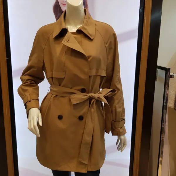 꼼빠니아동아강북점 꼼빠니아 카라 벨트 하프 트렌치코트