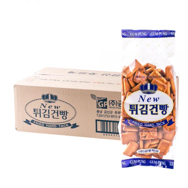 튀김건빵 250g 12입 옛날과자 건빵전문, 단일상품