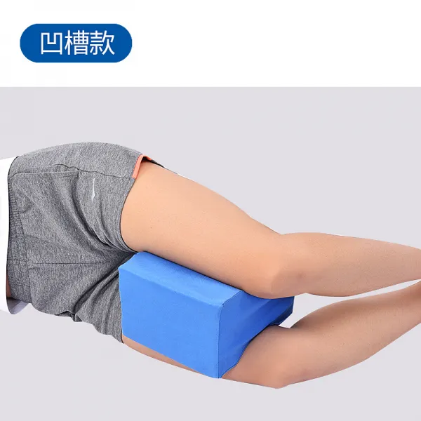 눕다 침대 노인 환자 케어 용품 옆으로 눞기 무릎 마찰방지 겹 매트 다리 방지 누르다 헌데 매트리스, （신형이다 ）블루 포인트 수장선 출하