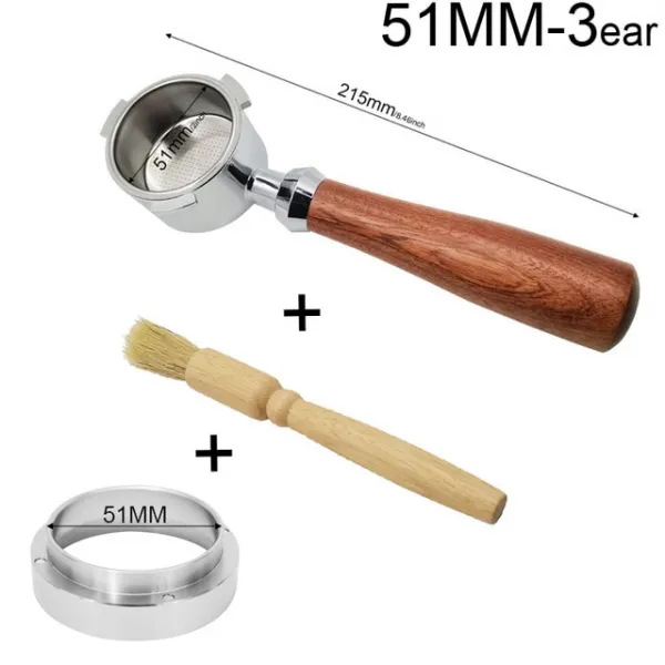 필터 51MM 교체 필터 바구니 커피 액세서리에 대한 커피 밑면 Portafilter, 03 W 3 Filter 51mm 3Pcs
