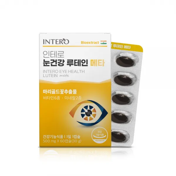 인테로 눈건강 루테인 메타 30g, 60정, 1개