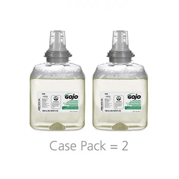 GOJO TFX Green Certified Foam Hand Cleaner Fragrance-Free EcoLogo Certified 1200 mL Soap Refill, One Size, One Color