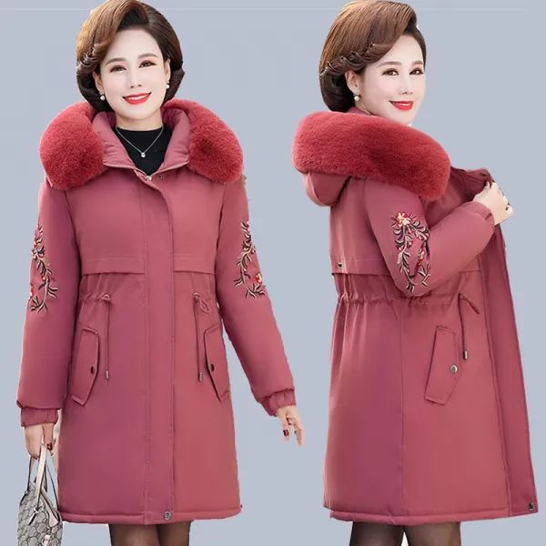 Qterra 특허브랜드 야상 솜저고리 중장기 엄마 캐주얼 중장년