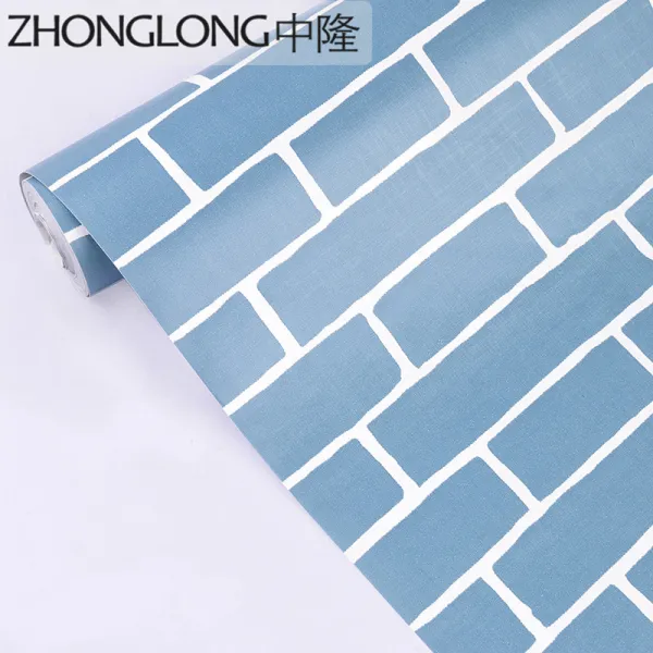 인싸템 기함 작은 집 간 개조함 용품 기숙사 침실 침대머리 리퍼비시 시트지 벽돌무늬 돌덩이 블루 벽돌무늬 0.45x 10메터