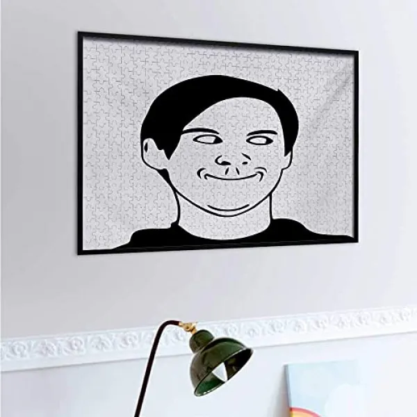 NMT 유머 직소 퍼즐 성인용 1000 조각 냉소적 표현을 가진 짜증나는 트롤 얼굴 [1000 pieces- Color 08] - P064908FDLVSZK1, 1000 pieces- Color 08, 1000 pieces- Color 08