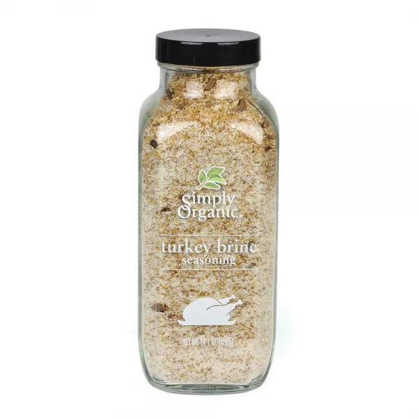 Simply Organic 조미료 믹스 터키 소금물 14.1oz (6팩), 선택, 상세설명참조