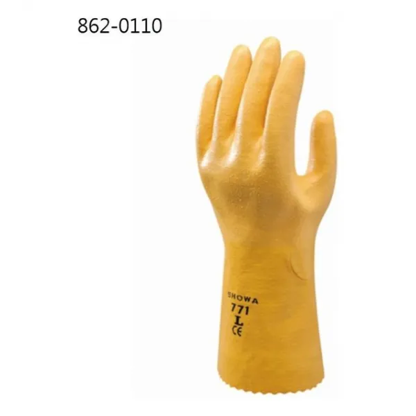 건설업 니트릴장갑 XL 노란색 862-0110 공구 코팅, 1개