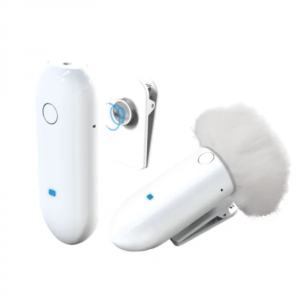 폰카메라 낭시 무선 꿀벌 칼라 클램프 마이크 LWM318C 라이브 라디오로 녹음하다 2857054680, 318C 화이트