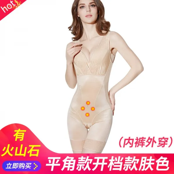 니콜 향 미인계 배쏙 허리 보정 점프슈트 지방 연소 헴라인 슬리밍 란쥬 여성 얇은