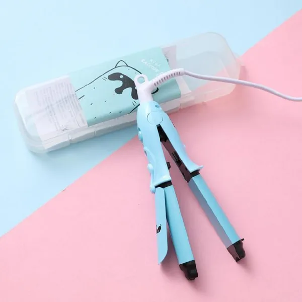 대박저렴한 에어 몽둥이질을 함 여성 비닐 플라스틱 여자 롱 마이크로 정형 핫멜트스틱 링클프리 건습 투웨이 여행, 블루 작은공기 곰 （직권 i 투웨이