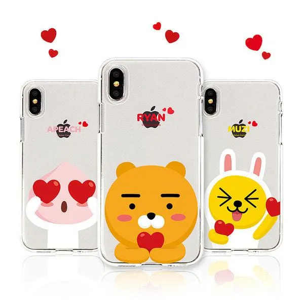Imj107904레어템 카카오프렌즈 러브 젤리 케이스