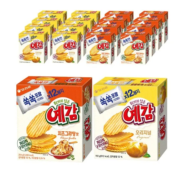 오리온 예감 오리지널 192gx8개+치즈그라탕 204gx8개[총16개] 무료배송, 1set