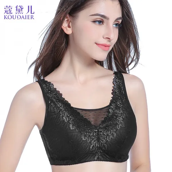 카디아밀크브라 유방수술후 조흉조유방 브래지어 무강권발라 전용 속옷 7303 검은색 85B