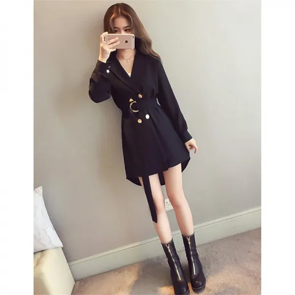 코코민트미오리 트렌치코트 봄가을야상 여성코트 블랙 아이보리 야상PS2322