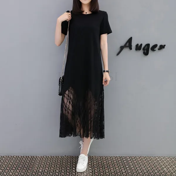 kirahosi 여름상질 여자 얇은 레이스원피스 382호 + 스마트스트랩 증정 ABk8z35