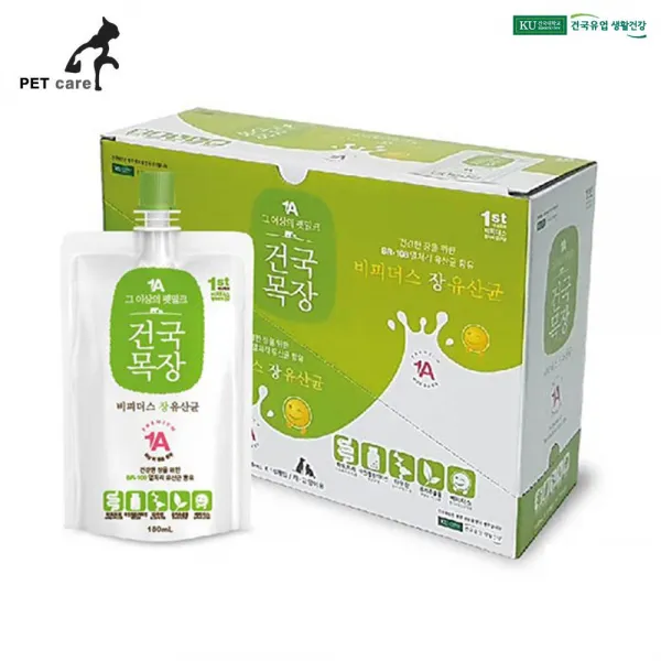 펫밀크건국목젖산균장프로바이오틱스 백팔십미리리터 열피스 + 13253흡김, 열정가게