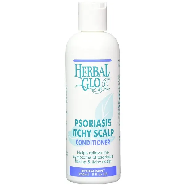 Herbal Glo HERBAL GLO 건선 가렵고 두피 컨디셔너 250 ㎖ 0.02 파운드, 단일상품