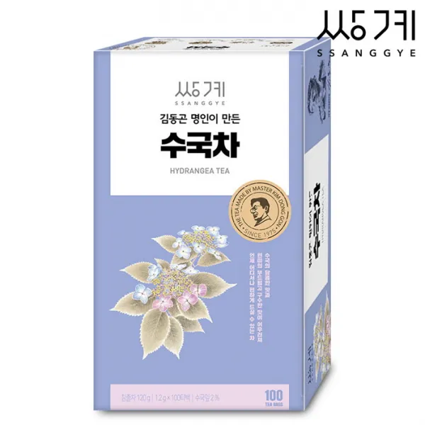 쌍계명차 김동곤 명인이 만든 수국차, 1.2g, 100개