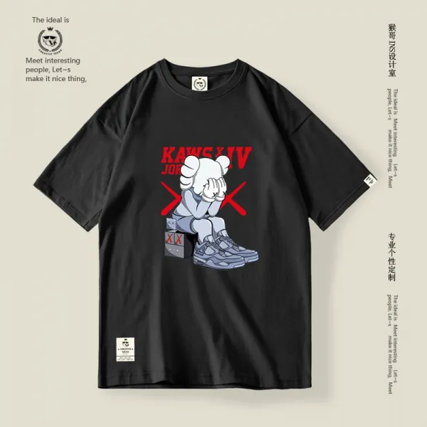 Rhymeyoupin 영캐주얼 티셔츠 반소매 41345233