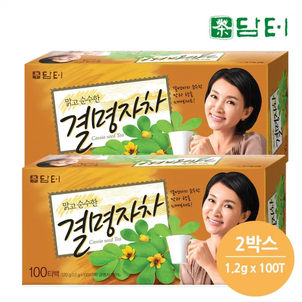 담터 결명자차 100T (120g) x2박스, 단일상품
