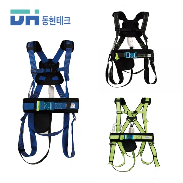 동현테크 전체식 안전벨트 산업용 안전벨트 건설 현장 추락방지 벨트 안전대 안전그네, 선택02-전체식 고급형 (Rope D-H)