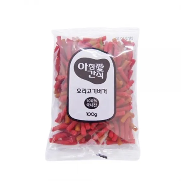 첫훈련 의욕충전 간식 오리고기 져키 10개 서열 경계심완화 보상