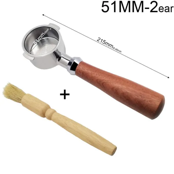 필터 51MM 교체 필터 바구니 커피 액세서리에 대한 커피 밑면 Portafilter, 05 W 2 Filter 51mm 2Pcs