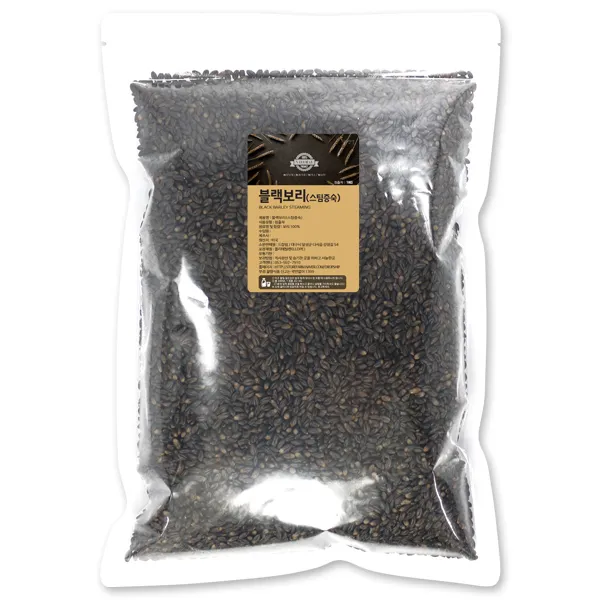 블랙 보리(미국) 1kg 스팀증숙 검정 보리 잡곡 밥 차, 블랙 보리[미국] 1kg
