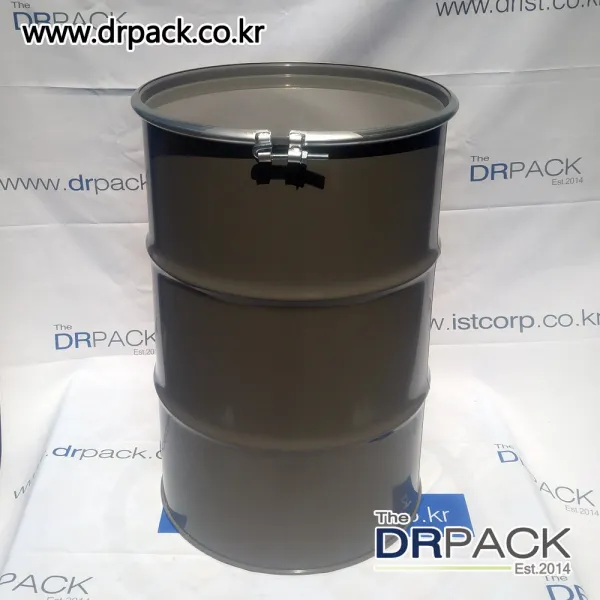 DRPACK 개방형 200리터 스틸드럼통 철드럼통 오픈드럼통, 1개