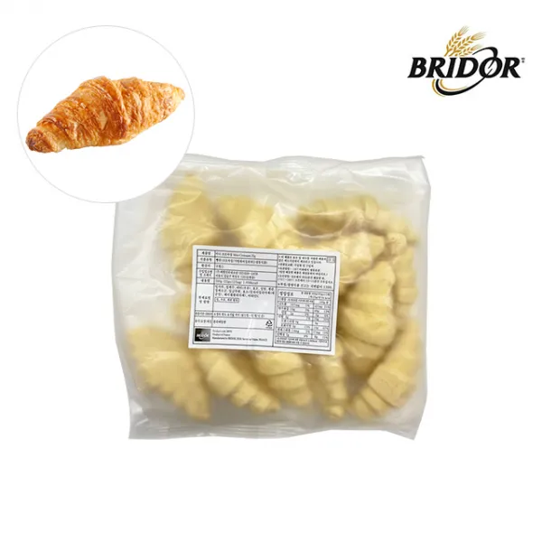 브리도 프랑스 냉동 생지 미니 크로아상 모닝 빵 에어프라이어 카페베이커리 티푸드 12개입, 25g