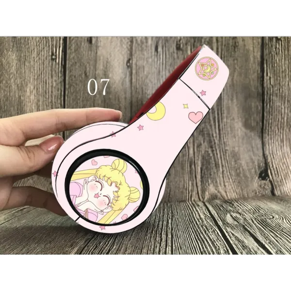헤드폰 B3망보는 L6X무선블루투스 이어폰 스티커 장식스티커 종이 DIY개성, T07-07판매 스티커 판매하지않음 이어폰