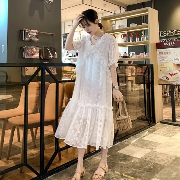 여름 여성 오버핏 임산부원피스 5R1329
