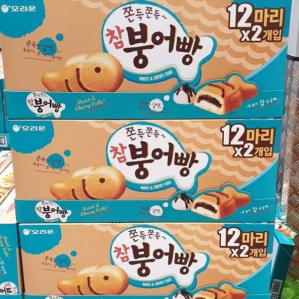 오리온 참붕어빵 24입 696g, Champagne Bread