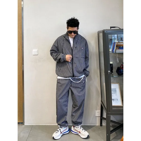 이지캐주얼셔츠 지위에 이르다 남성의류 봄자켓 남자 워크웨어아메카지 체크무늬 코트 건달카리스마 눈길을 끄는 2084728516