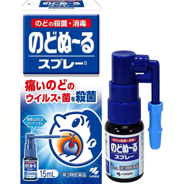 고바야시 노도누루 스프레이15ml 일본 목소독, 1개