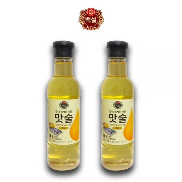 브라더스 CJ 백설 맛술 생강 2개(500mlx2개) 요리소스양념, 2개, 500ml