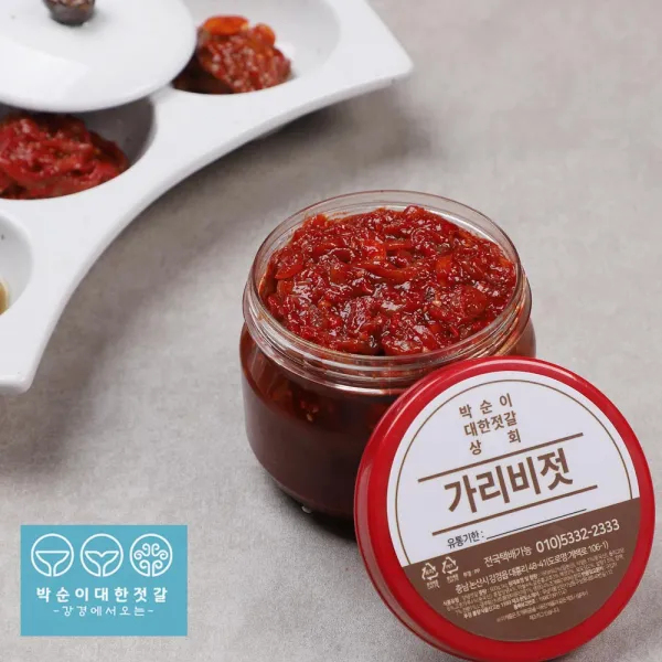박순이대한젓갈 (가리비젓갈 400g 500g 1kg) 강경젓갈, 1개