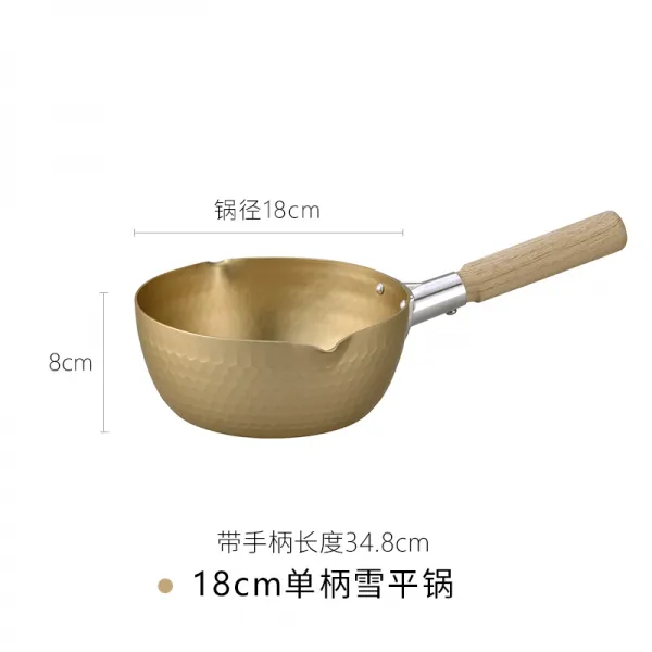 입북 육알루미늄냄비 눈 후라이팬 우유냄비 라면 냄비 딥야 식당 가스 보조식냄비, 18cm단눈, 본상품