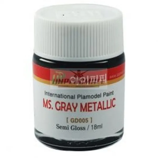 지니로드_뚠뚠샵(GD005)MS.그레이메탈릭(U.N.TS)18ml (8809330766059) 모형도료 프라모델용품 건담도색 건프라도료 모형도색부재시 문자, ♡찐_단일상품, ♡찐_단일상품