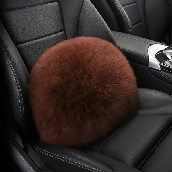 라이언픽 겨울 양털 장거리 운전기사 매트 허그 화물차 타요버스 의자 목쿠션 머리 엔젤리너스 색깔 긴털 허리 쿠션 한