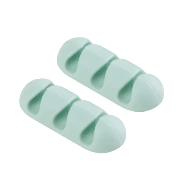 툴영 고정기 2개입 그테이블 전선고정 망선 고정선 도량 실링 머신 가정용 접착 캐이블선정리 클램프 삼공 이치 실링 머신 그린