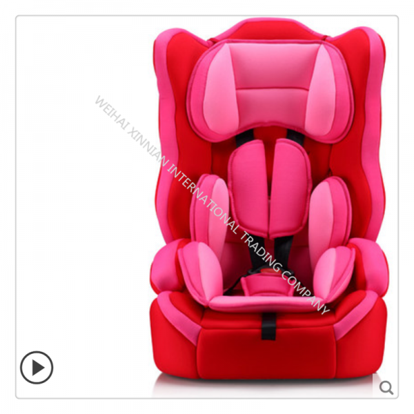 Xn아기 자동차 휴대용 어린이 안전좌석 자동차9개월 12살br2317 레드b