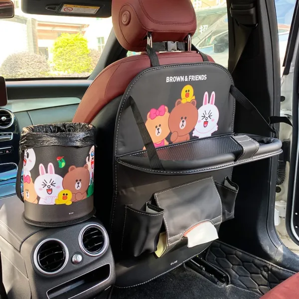 차량 자동차 용 수납 우산 걸이 트렁크 거치대 물받이 거수 콤비+의자 등받이 식탁 수납개