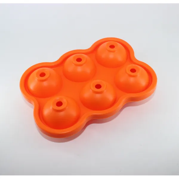린혁컴퍼니 실리콘 몰드 독창적 6공 스하키 6마저도 원구 빙격 45MM6 마저도 거푸집 물 깻묵 편지를 현 모델, 새로운 모델 귤색