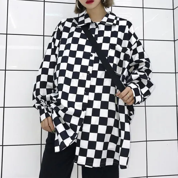 kirahosi 모던 여성 보이핏 긴소매 남방 셔츠 데일리 120호+덧신증정 ABdhlby0