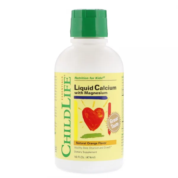 차일드 라이프 차일 드라이프 액상 칼슘 마그네슘 16 Fl.Oz. (474ml) ChildLife Liquid Calcium with Magnesium Fl Oz, 474ml, 1개